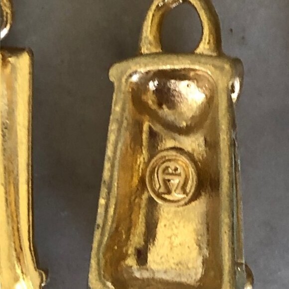 ETIENNE AIGNER Boot, Saddle Bag, Loafer, Bit Brooch/PinGold Tone Vintage… - Picture 12 of 17